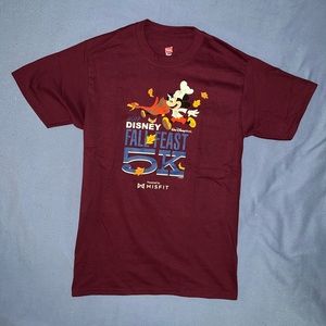 EUC Hanes RunDisney 2017 Fall Feast 5k race shirt